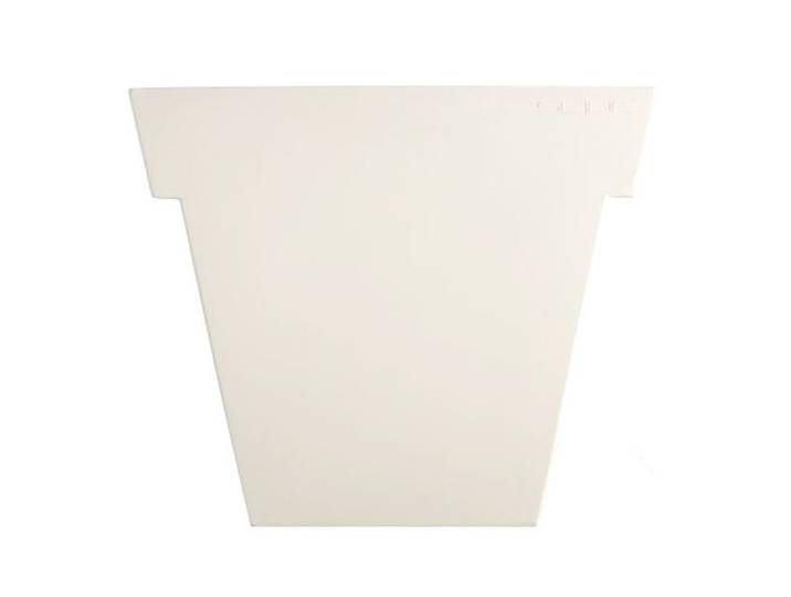 SLIDE vase étroit IL VASO (Blanc H 74,5 - Polyéthylène)