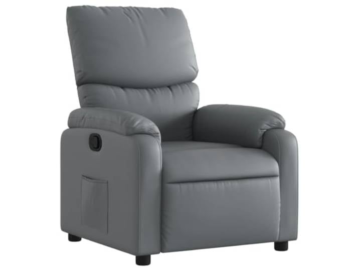 vidaXL Relaxsessel Grau Kunstleder