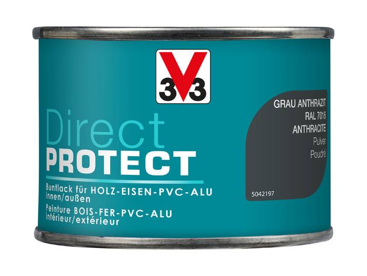 V33 Buntlack Direct Protect Grau