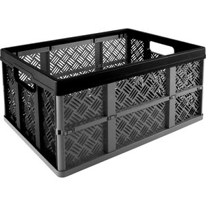Helit Klappbox the flap line H6180495, 32 Liter, grau / schwarz, 47,5 x 35 x 22,7 cm