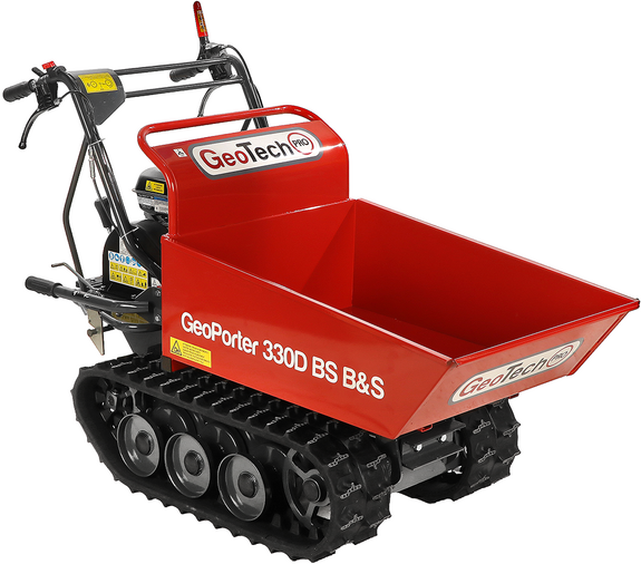 GeoTech Pro GeoPorter 330D B&S  Raupendumper mit Dumpermulde und 6 Laufrollen  300 kg