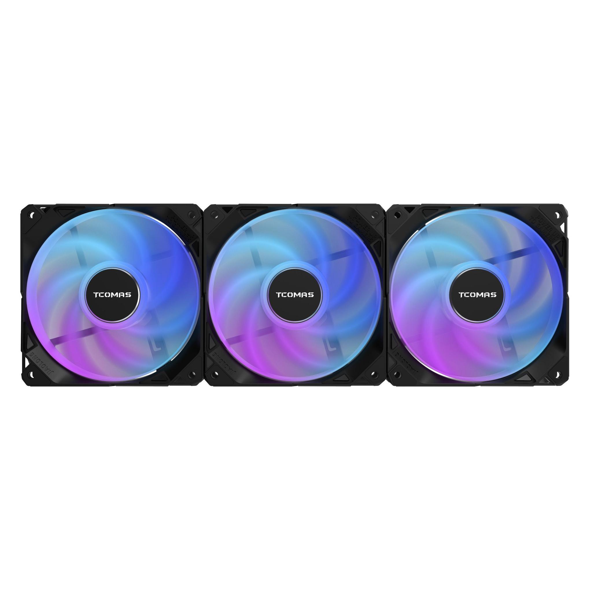 Tcomas Wentylator FA200 Czarny 3-pack (120 mm, 3x) (FA200NFC2BKDEU)