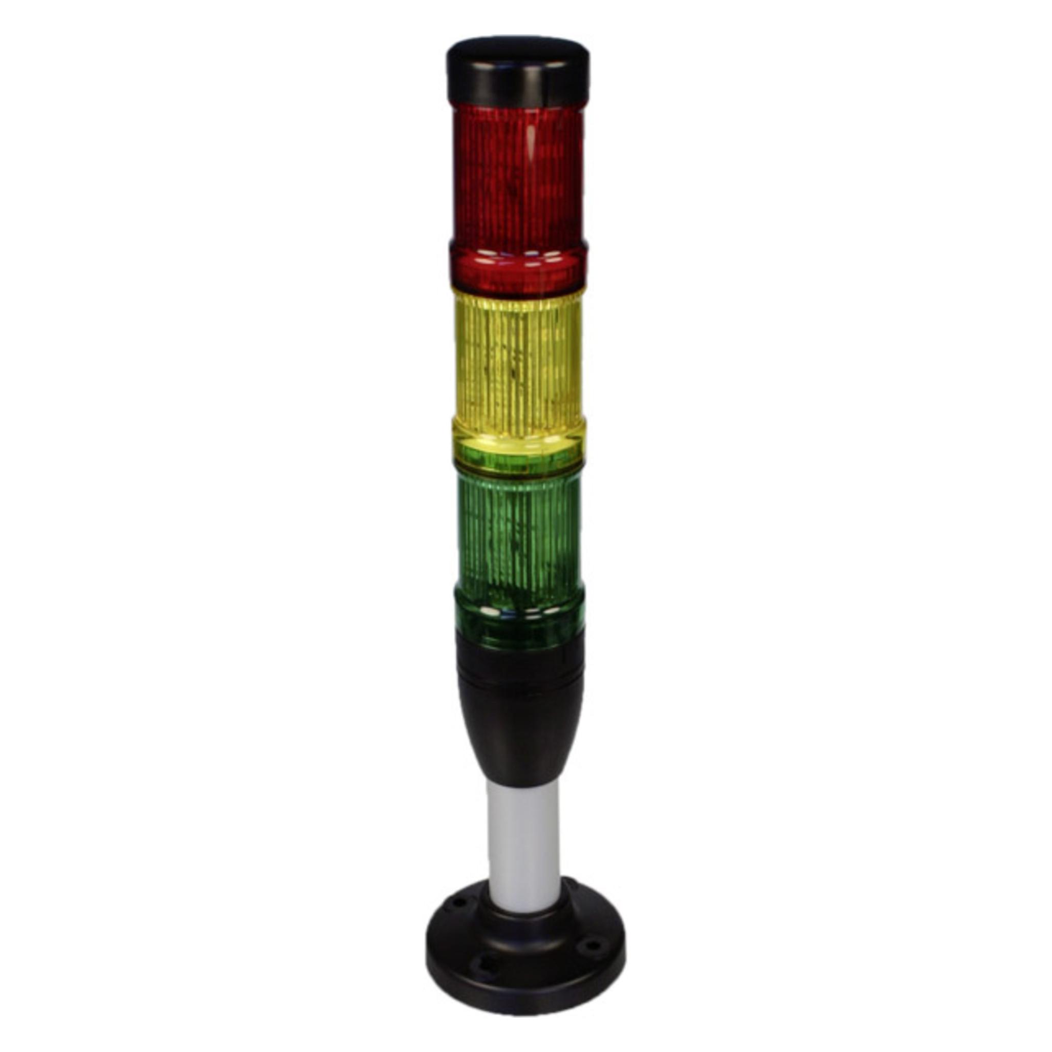 Eaton LED Signal Tower, Red/Yellow/Green, 24V (SL4-100-L-RYG-24LED)