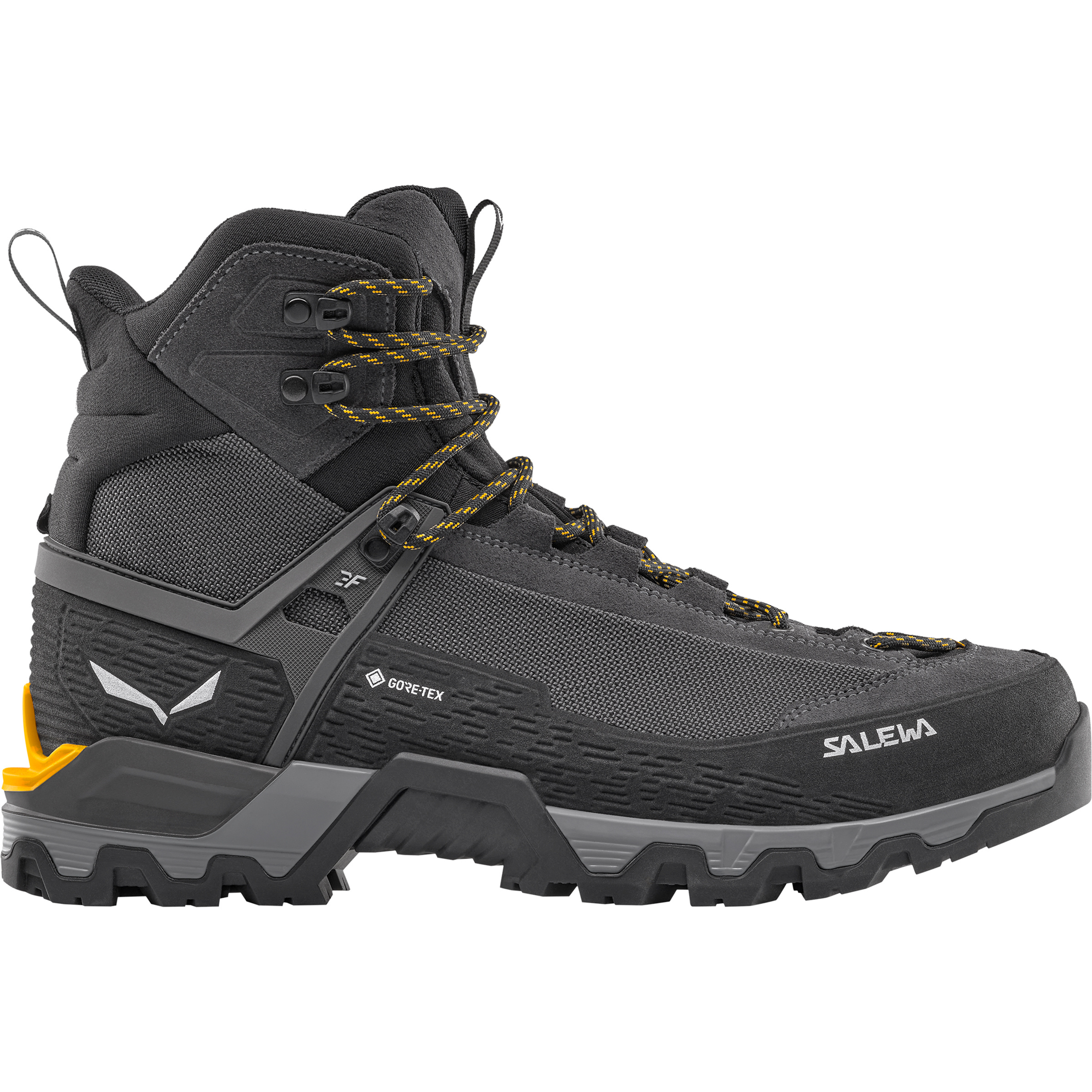 Salewa MTN Trainer 3 Tech Mid GTX Herren Bergstiefel & Expeditionsstiefel grau Größe 46 Bergsteigen | Hochtour Wasserdicht