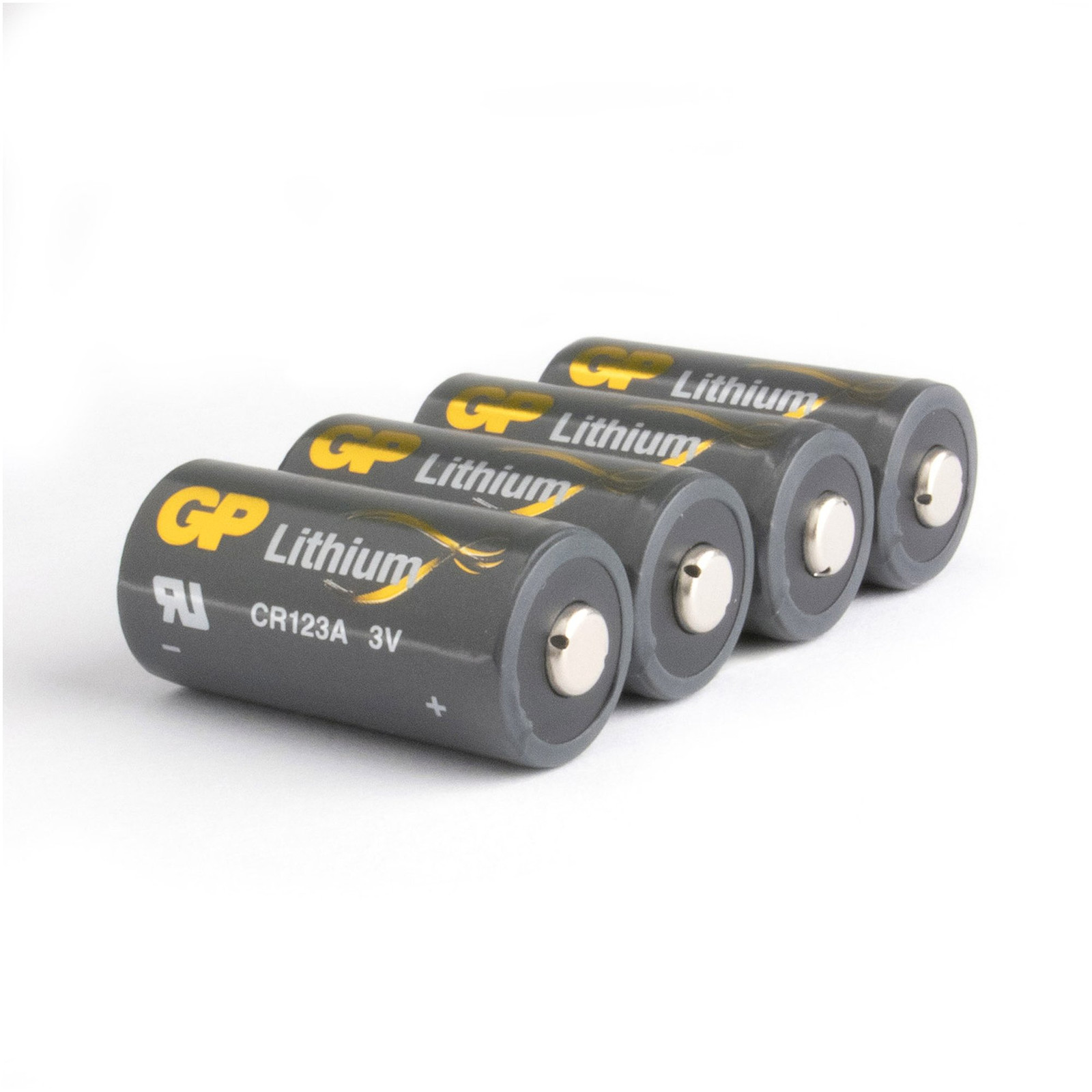 GP Batteries CR123A Lithium Batterijen, 4 stuks