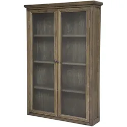 Chic Antique Marseille Wandschrank mit 3 Ablagen, H120/L82/B21 cm natur