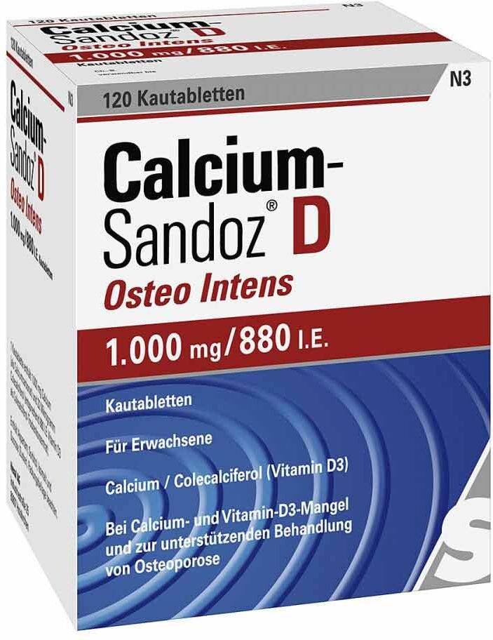 Calcium Sandoz Calcium-Sandoz® D Osteo intens Kautabletten