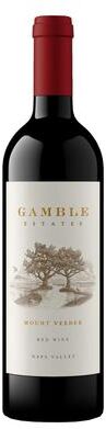 """Gamble Estates""" """Gamble Estates Mt. Veeder Red 2022 Red Wine - California"""