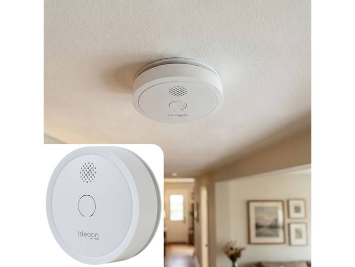 WLAN Rauchmelder mit App, EN 14604, 85dB, weiss