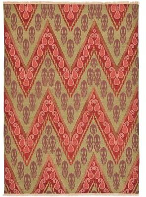 SAFAVIEH Couture Hand-knotted David Easton Lesa Modern Wool Rug with Fringe