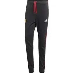 ADIDAS Herren Fanhose Manchester United DNA, Größe L in Schwarz Schwarz