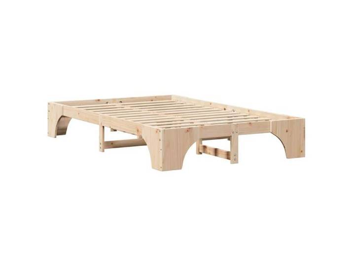 Promotion d'octobre  Lit double/ Cadre de lit sommeil - Pin massif 140x190 cm Bois massif en pin FR19822