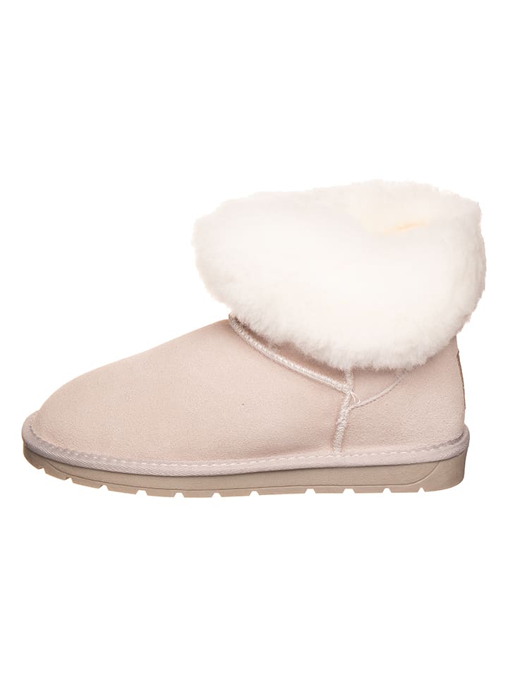 Gooce Leder-Winterboots "Fury" in Creme - 38