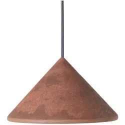 Mater Terra Pendelleuchte, coffee waste rust red