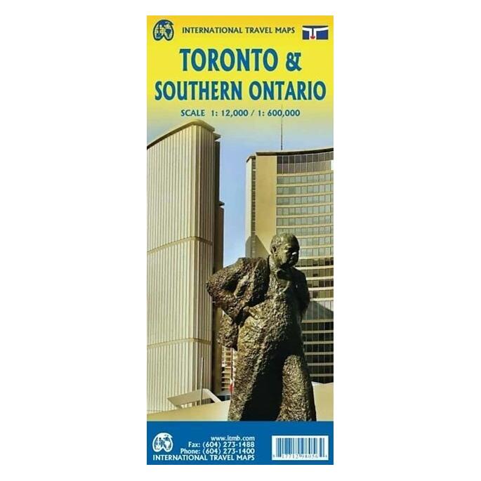 International Travel Maps International Travel Map ITM Toronto / Ontario (43910858)