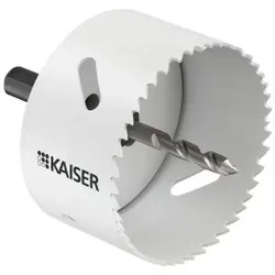 KAISER 1084-74 Werkzeug BASIC Fräser Ø 74mm mit Aufnahme und Zentrierbohrer BiMetall Vario Verzahnung 4-6 ZpZ 108474