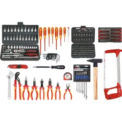 KS Tools, Werkzeugkoffer, Premium Max Elektriker-Werkzeugkoffer, 195 Teile, mutifunktional (195 Teile)