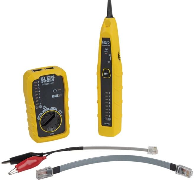 Klein Tools Set de toner et testeur pour suivi de câbles avec connecteur modulaire (VDV500705)