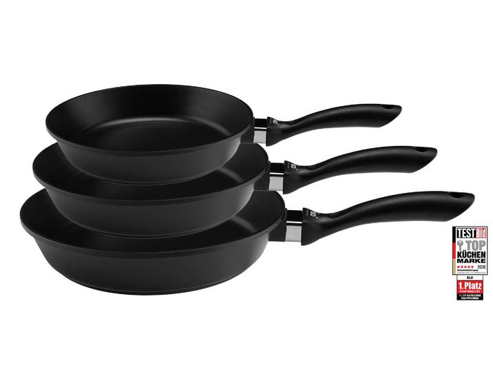 Pfannen-Set ELO Alucast , schwarz, Ø:28cm, Pfannen, Pfannen-Set, Induktion