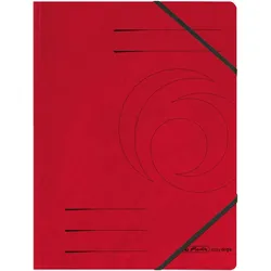 herlitz Eckspanner A4 Karton rot
