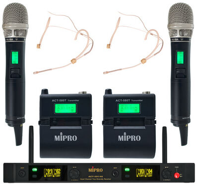 Mipro ACT-5800 MU-55HNS/MU-59 Quad Noir