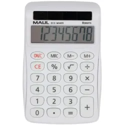 MAUL ECO MJ455 Taschenrechner Desktop Einfacher Taschenrechner Weiß