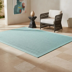 TEPPICH Outdoor DAFNE in Blau, einfarbig, 160 x 230 cm
