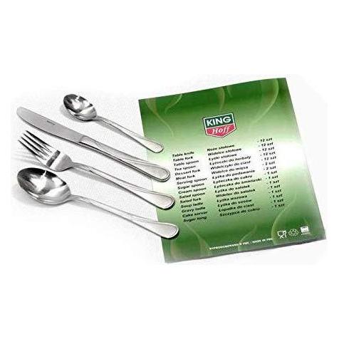 Kinghoff CUTLERY TABLE TOOLS 24 PARTS. SATIN KH-1346 (24 Stk., Besteck Set) (21042231)