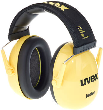 UVEX K Junior Ear Protector yellow Schwarz