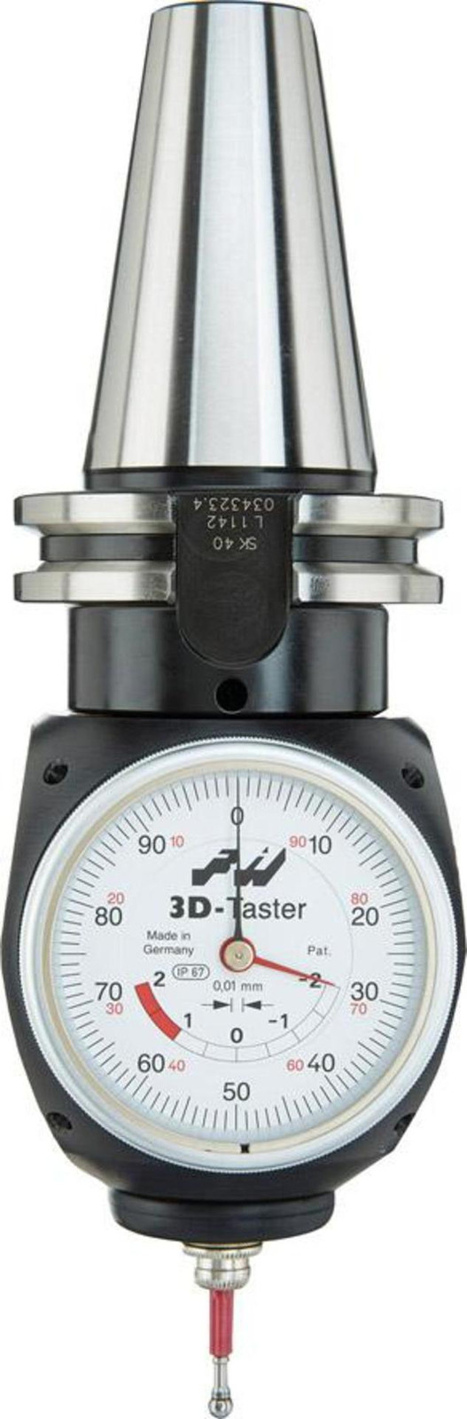 Haimer universele 3D-meetpen met IP67-beschermingsklasse en 20 mm spindelophangdiameter - 80.360.00