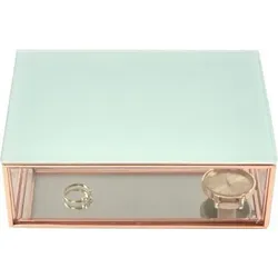 Stackers Schmuckkästchen mini mintgrün aus Glas