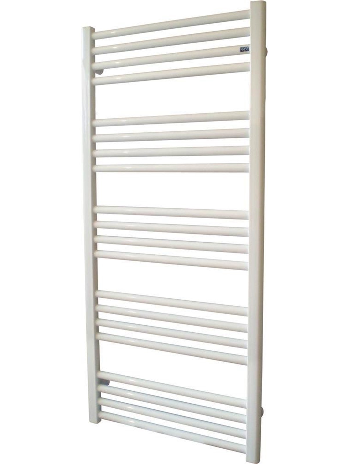 Kriss space heated towel rail 1090x500 white