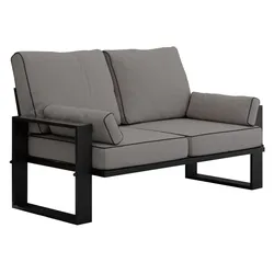 LOUNGESOFA Elba 2 Sitzer - Grau