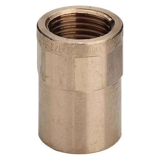 Viega Übergangsmuffe 94270G 22mmxRp 1, Rotguss (102470)