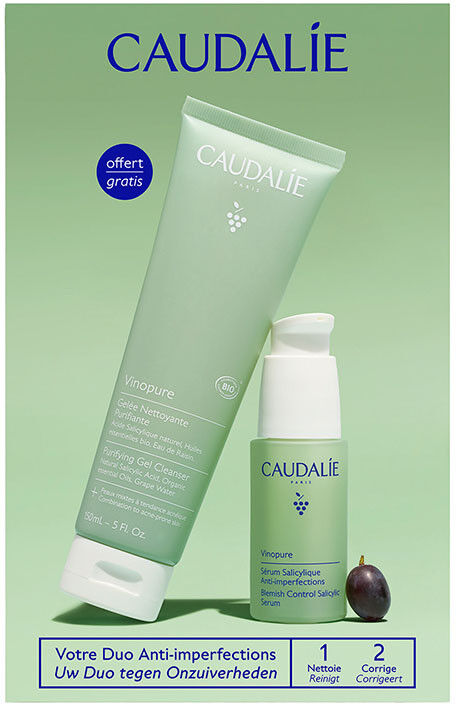 Caudalie Coffret Vinopure Duo Anti-Imperfections Coffrets de Soin & Bien-être