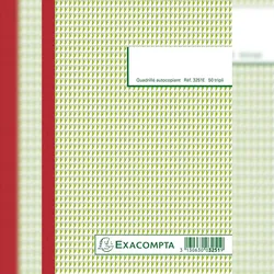 Exacompta 3251E 10x Durchschreibebuch A5 kariert 50 Blatt, dreifache Ausführung -