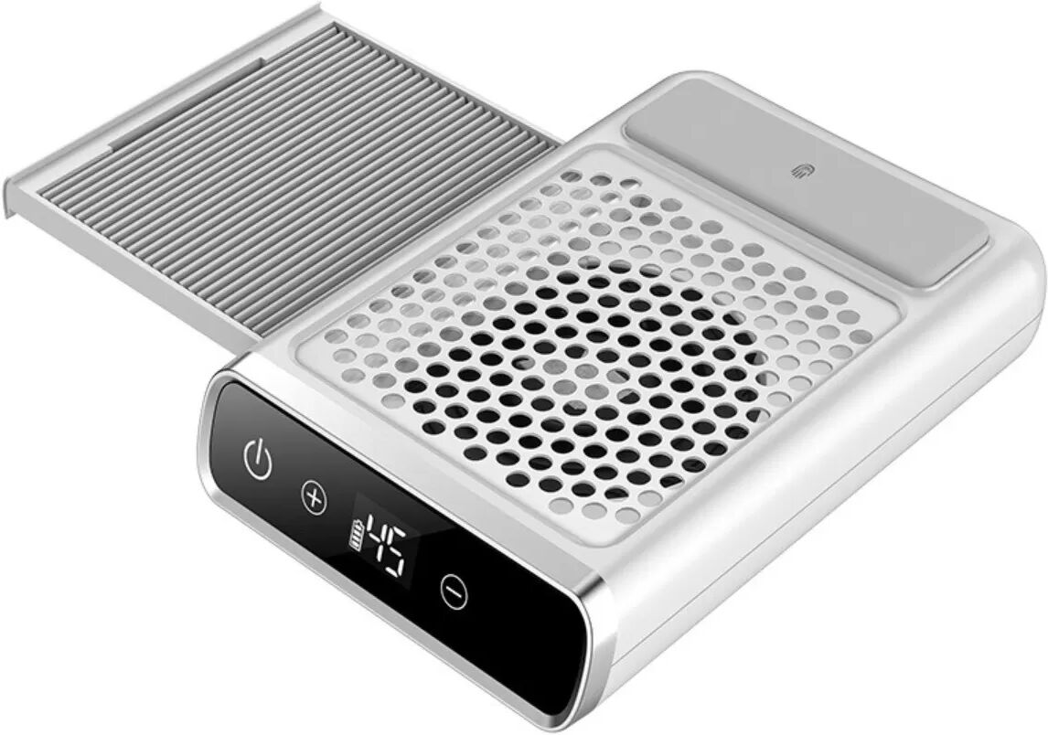 INF 80W Wiederaufladbarer Nagelstaubsauger mit LCD-Touchscreen - EU-Stecker