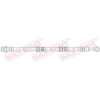 QUICK BRAKE Bremsschlauch 58828 für MITSUBISHI