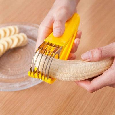 Stainless Steel Banana Slicer For Fast, Even Fruit Prep Stainless Steel Banana Slicer For Fast, Even Fruit Prep