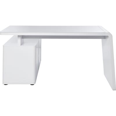 Eckschreibtisch JAHNKE "CSL 465", weiß (weiß matt), B:154cm H:76cm T:60cm, Tische, Eckschreibtisch