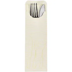 Papstar, Servietten, Bestecktasche (100 Stk.)