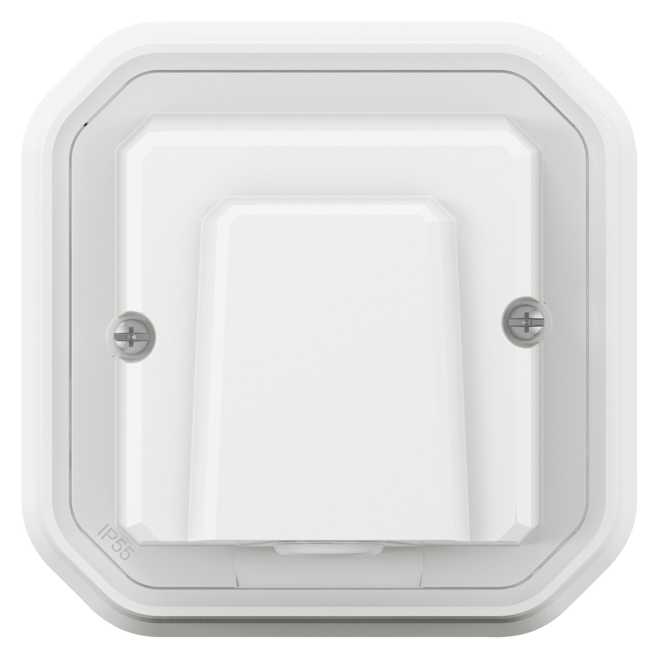 Legrand PLEXO New Feuchtraum-Kabelauslass mit Klemmleiste, ausgestattet mit 3 Einangsklemmen, 3 Fron (069889L)