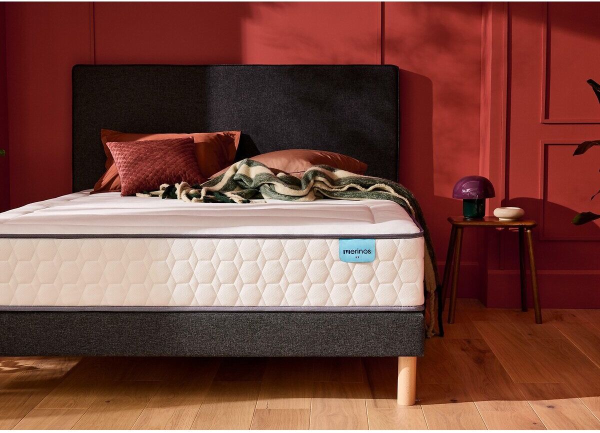 MERINOS Matelas 580 ressorts ensachés 5 zones, Beauty Bed