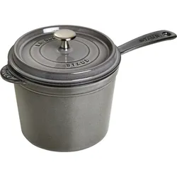 Staub Sauciere 2,8 l graphitfarbig mit Deckel