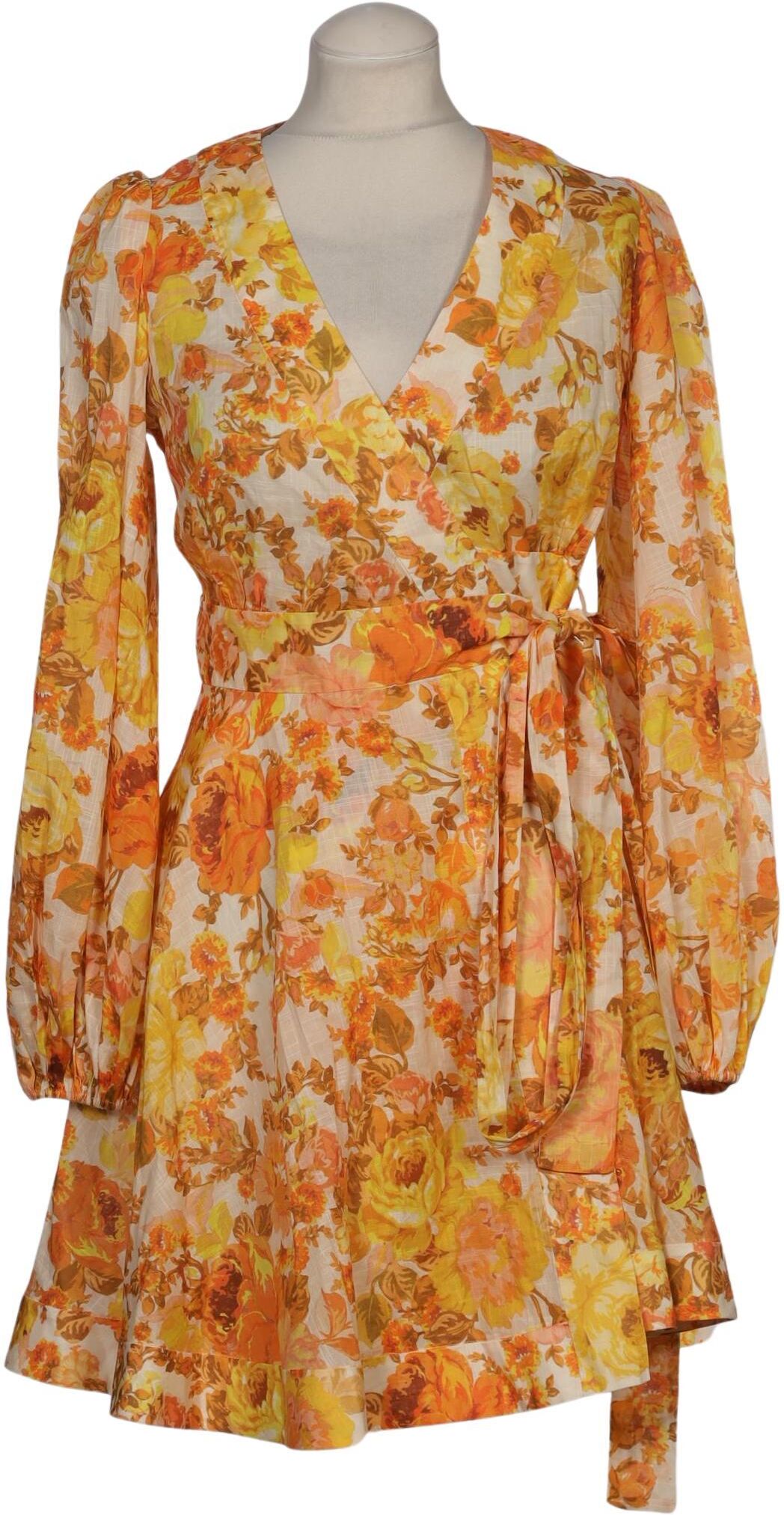 Zimmermann Damen Kleid, Mehrfarbig, Gr. S (UK 8), Baumwolle - Second Hand