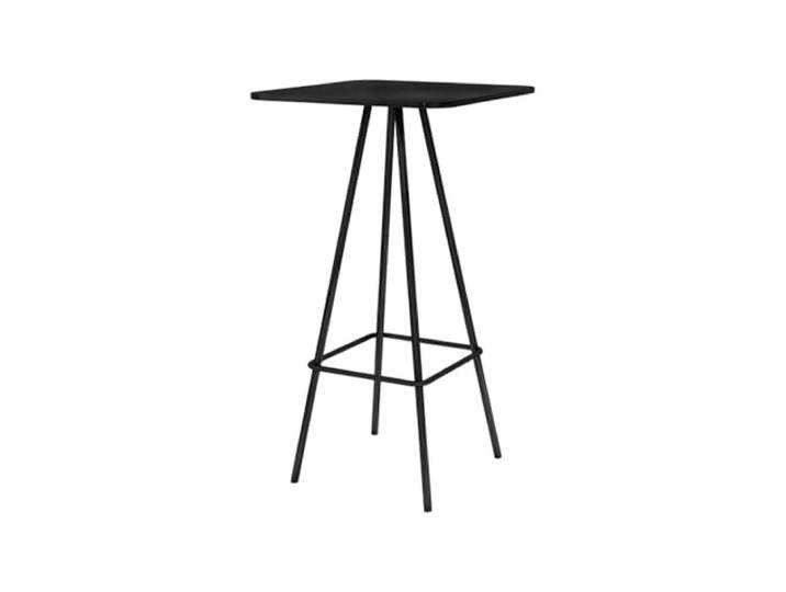 wD7rE5bm6z Bartisch Quadratischer Stehtisch, Mehrfarbig, for drinnen und draußen, Wohnmobil, Terrasse, Catering, Partys, gewerbliche Veranstaltungen(Schwarz)