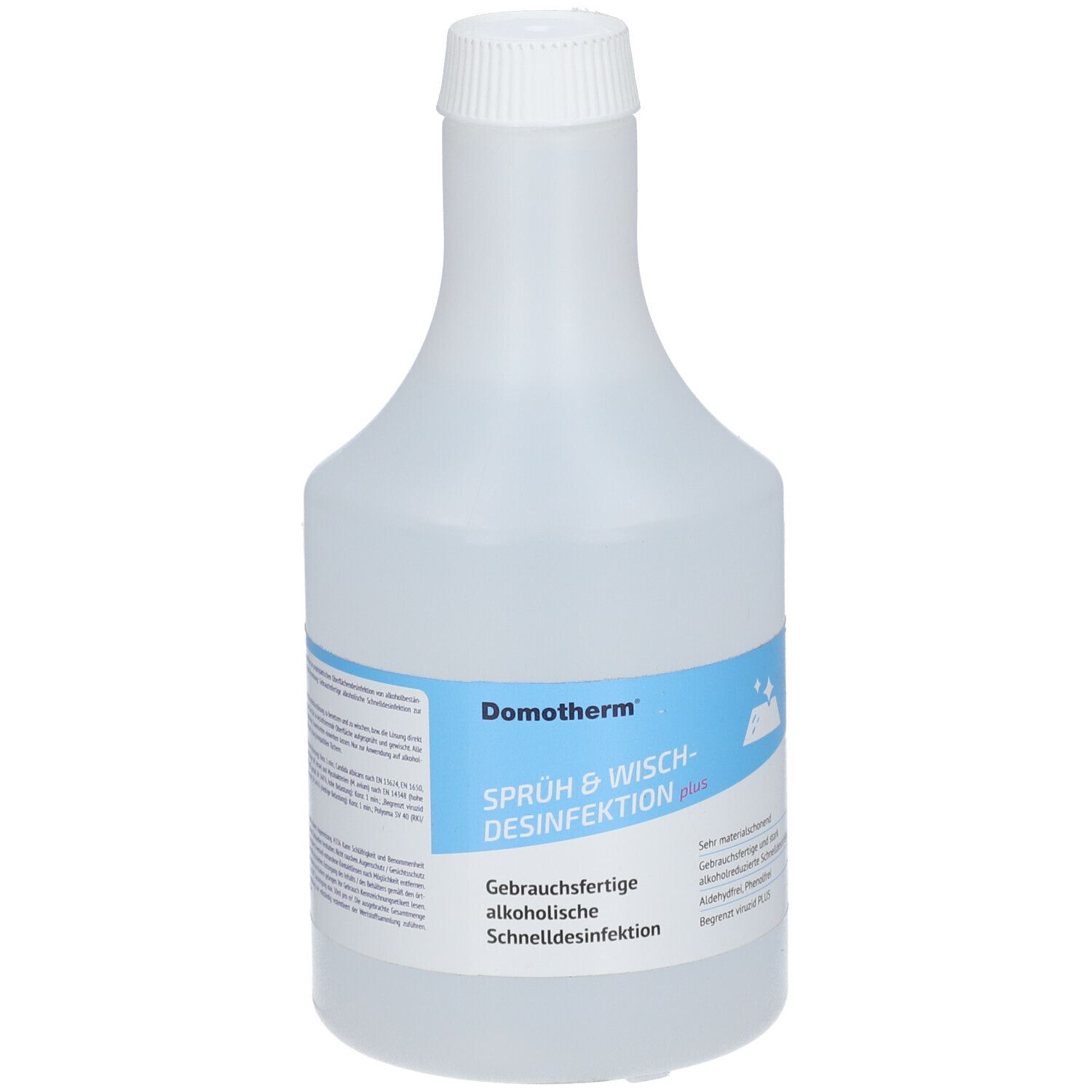 Domotherm Sprüh- & Wischdesinf.plus m.Sprühspender 500 ml Sprühflasche