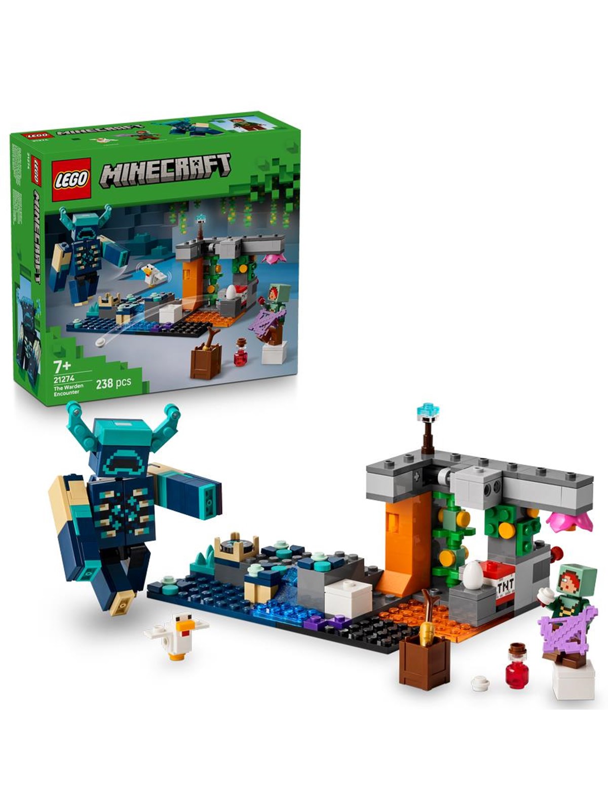 LEGO Minecraft 21274 Begegnung mit dem Wächter