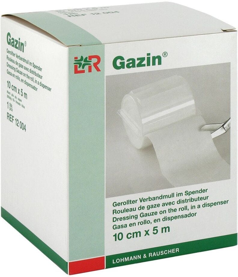 Gazin Verbandmull 10cmx5m 8fach