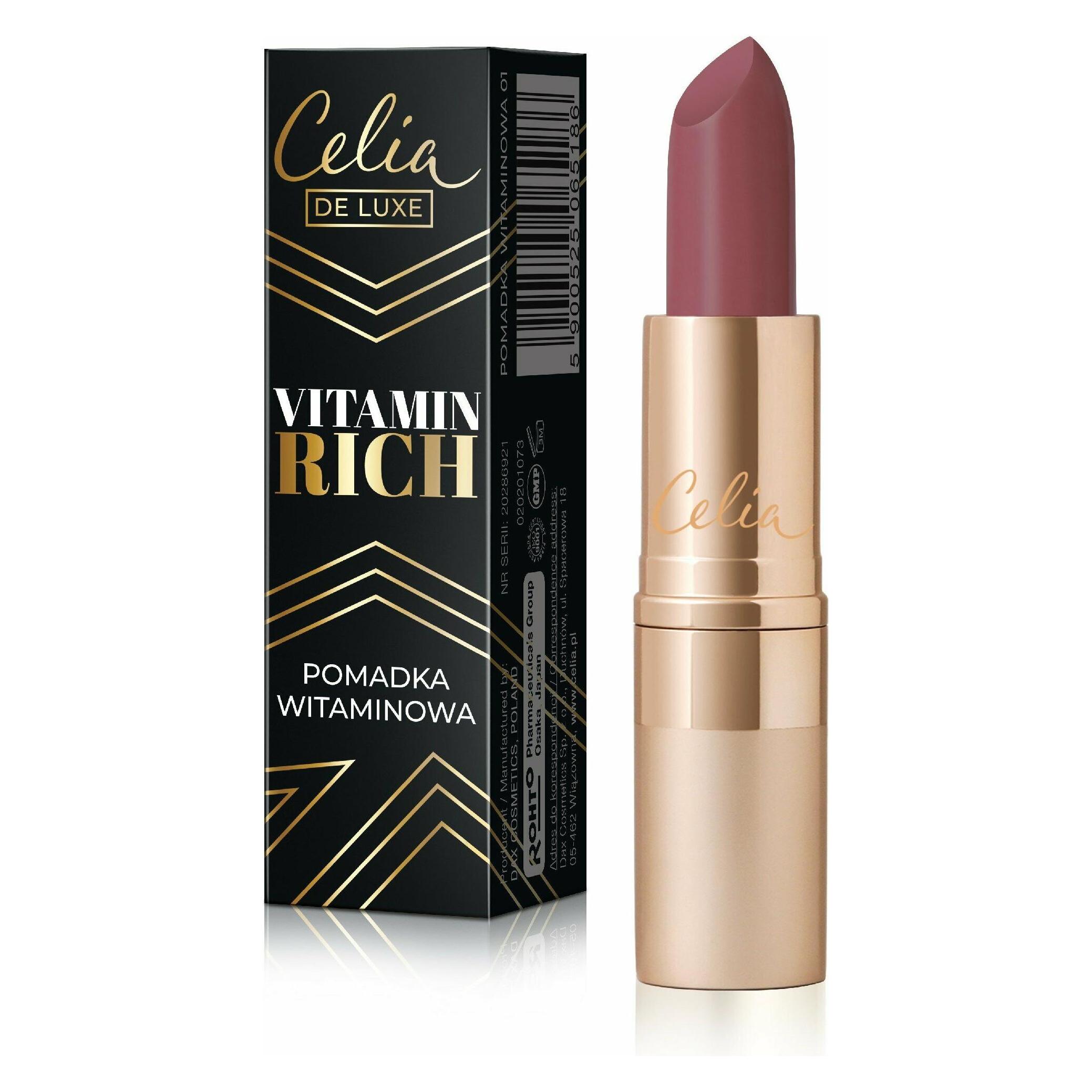 Celia Vitamin Rich Vitamin Lipstick 08 3.5G (5900525065278)